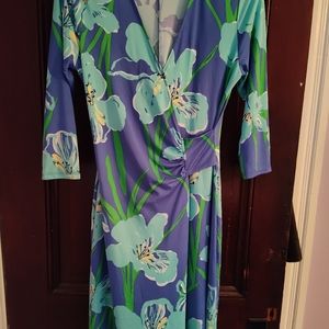 faux wrap dress, Lilly Pulitzer
